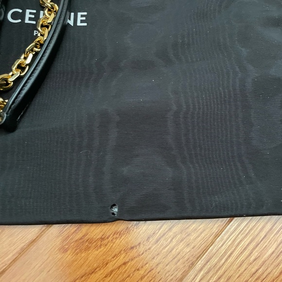 CELINE Calfskin Quilted Medium C Bag Black - Picture 12 of 16